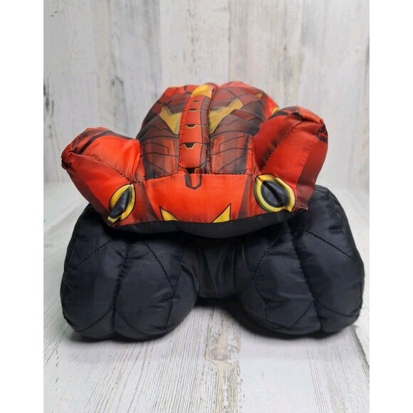 Marvel Iron Man Monster Jam Plush Truck Pillow HTF 2010 Stuffed Puff Toy - Picture 10 of 16